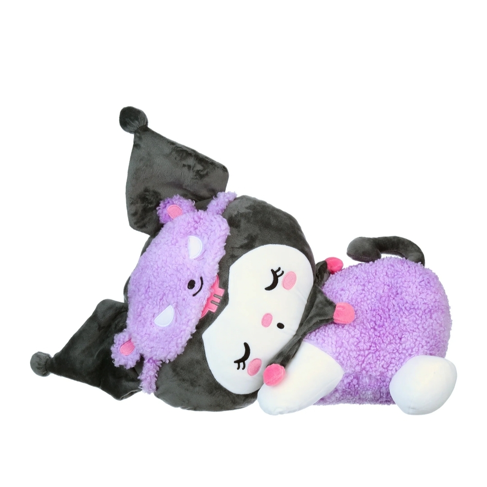 Hello Kitty Kuromi Plush - Black and Pink